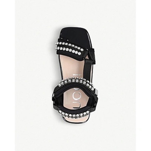 Authentic GUCCI rhinestone sandals, size 6.5 excellent condition, Teva style - Picture 14 of 16